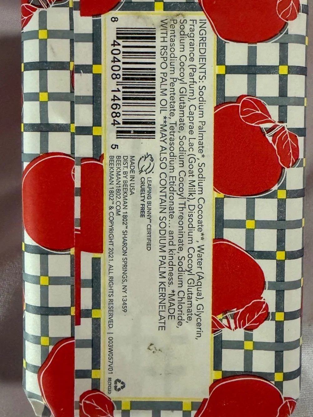Beekman 1802 Goat Milk Bar Soap